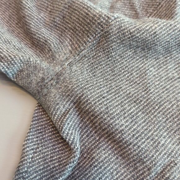 Polo Ralph Lauren Sweater Mens Large Gray Stripes Merino Wool Preppy - Picture 7 of 10